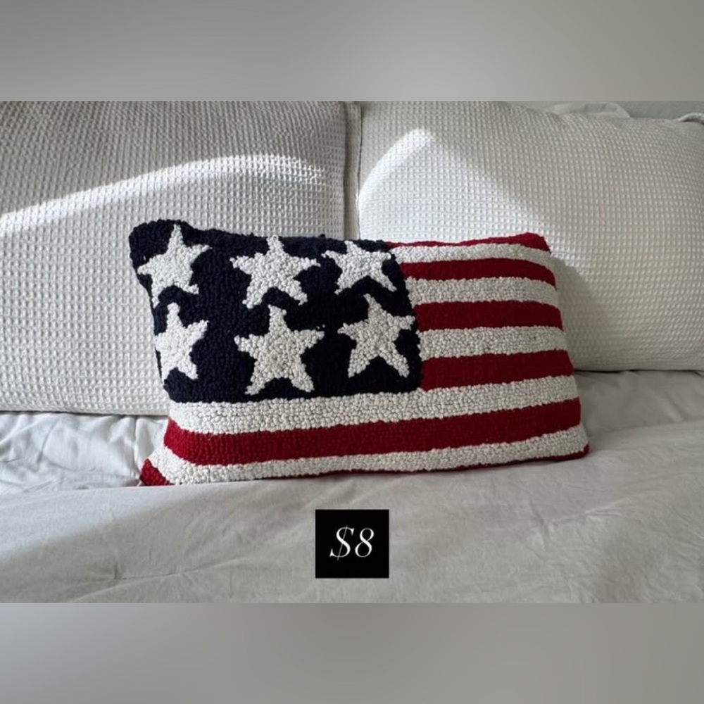 Patriotic Flag Pillow
